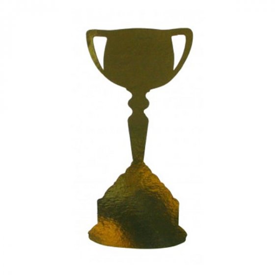 FOILBOARD GOLD TROPHY CUPS LARGE - PACK OF 12