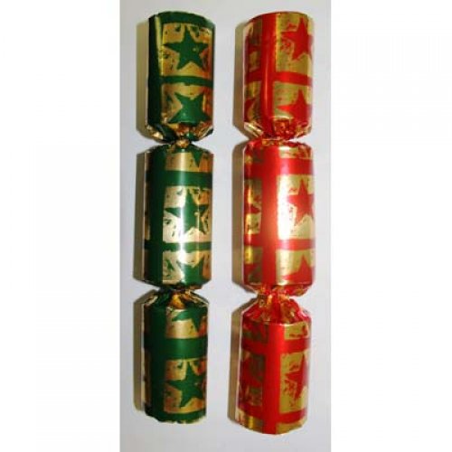 BON BONS - RED & GREEN WITH GOLD STARS PK OF 50