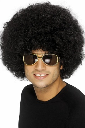AFRO WIGS 60'S & 70'S - 3 COLOURS AVAILABLE