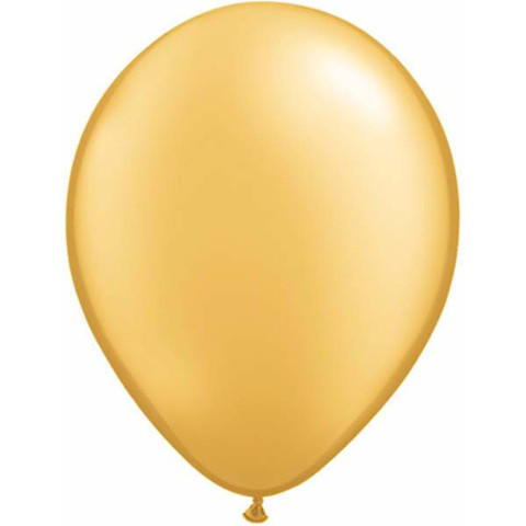 BALLOONS LATEX - GOLD PROFESSIONAL PACK 15