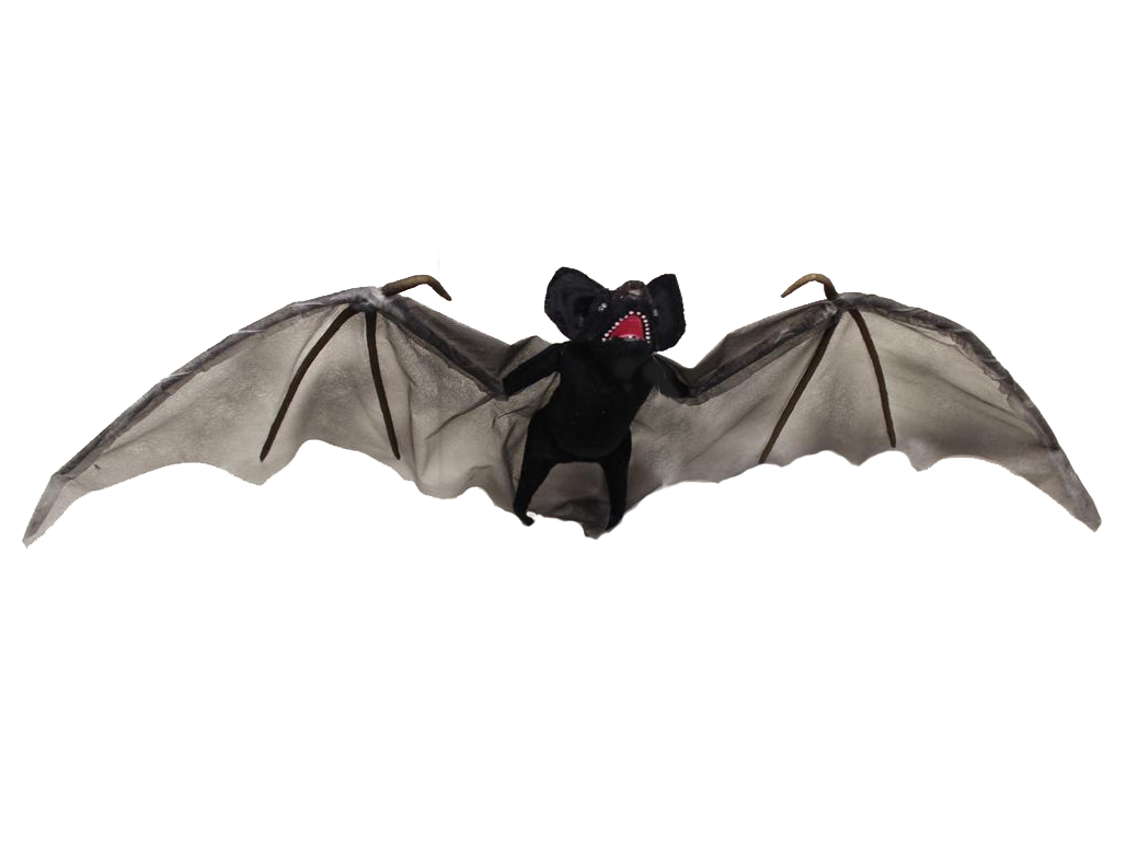 GIANT LIGHT UP L.E.D FLYING BAT WITH POSABLE WINGS