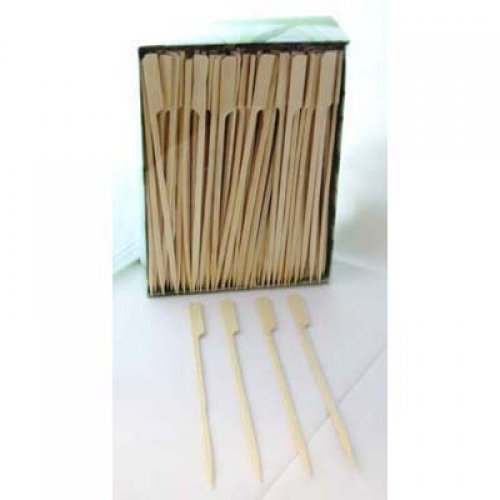 NATURAL ECO BAMBOO PADDLE SKEWERS 18CM - BOX OF 250
