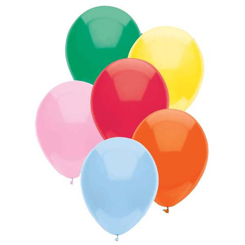 BALLOONS LATEX - FUNSATIONAL STANDARD ASSORTED PACK OF 50