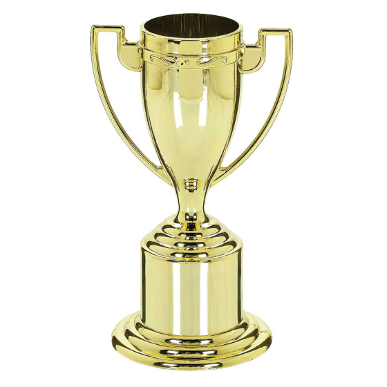 MELBOURNE CUP GOLD TROPHY AWARDS 12CM - FAVOUR PACK OF 8