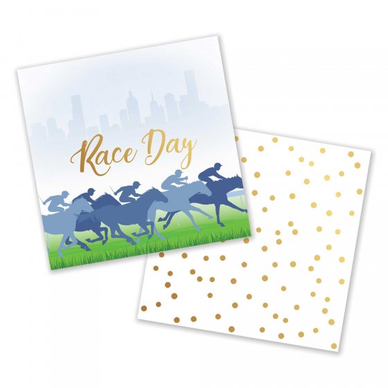 MELBOURNE CUP RACE DAY COCKTAIL NAPKINS - BULK PACK OF 50