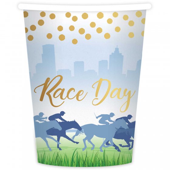 MELBOURNE CUP RACE DAY CUPS - PACK OF 8