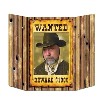 WANTED POSTER - PHOTO PROP