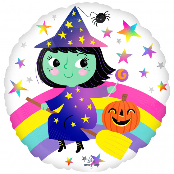 FOIL BALLOON - RAINBOW WITCH