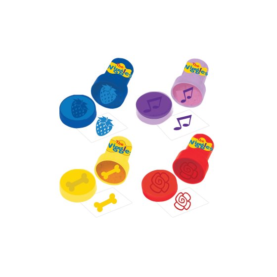 PARTY FAVOURS - WIGGLES PARTY STAMPER SET OF 4