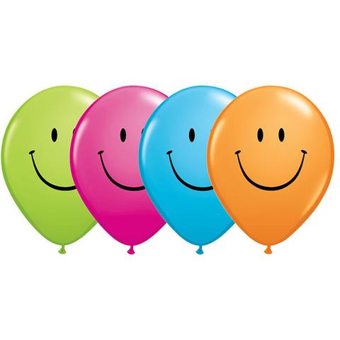 BALLOONS LATEX - SMILEY FACE PACK OF 24