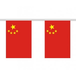CHINESE FLAG BUNTING - 4M