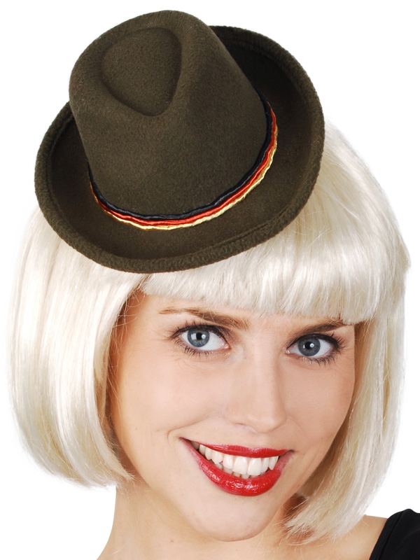 OKTOBERFEST MINI TRADITIONAL HAT WITH HAIRCLIP