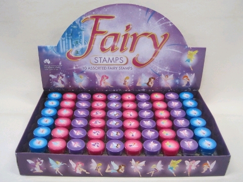 PARTY FAVOURS - STAMPERS FAIRY THEME BULK BOX OF 60