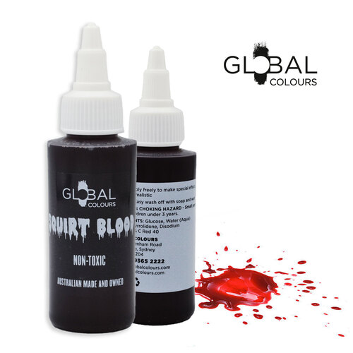 GLOBAL SQUIRT BLOOD BRIGHT RED 50ML