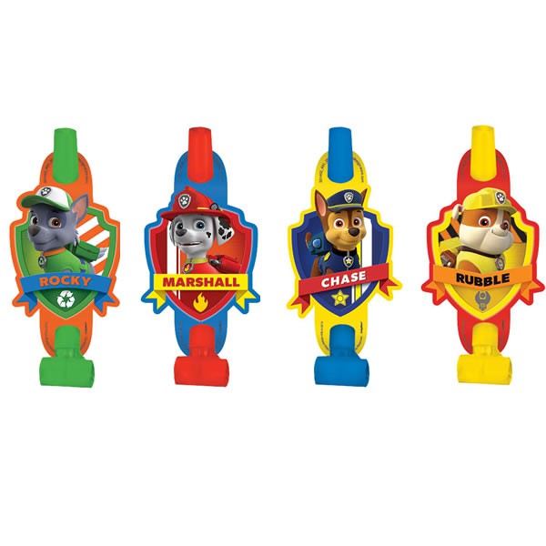 PAW PATROL BLOW OUTS - PACK OF 8