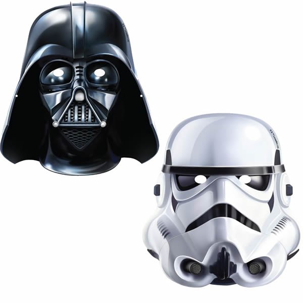 STAR WARS CLASSIC MASKS - PACK OF 8
