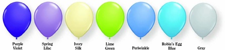 Fashion coloured baloons
