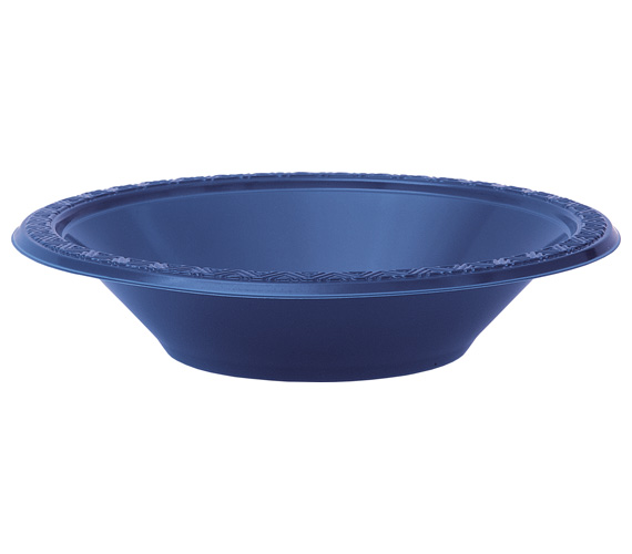 DISPOSABLE DESSERT OR SNACK BOWL BLUE - PACK OF 25