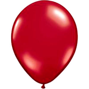 BALLOONS LATEX - RUBY RED JEWEL TONE PROFESSIONAL PK 25