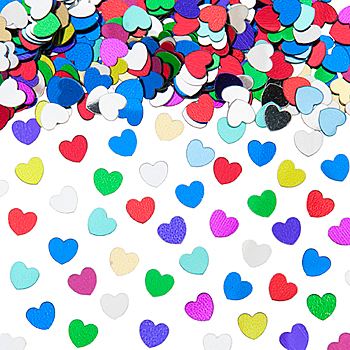 TABLE SCATTERS MULTI COLOURED HEARTS