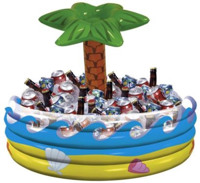 INFLATABLE TABLE TOP COOLER - PALM TREE POOL STYLE