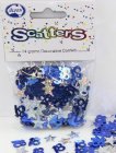 18TH BIRTHDAY TABLE SCATTERS - BLUE & SILVER