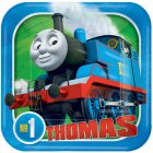 THOMAS THE TANK SQUARE SIDE PLATES PACK 8