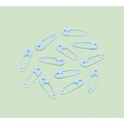 PARTY FAVOURS - BABY SAFETY PIN DECORATIONS BLUE PACK OF 24