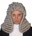 BARRISTER/JUDGES WIG - GREY