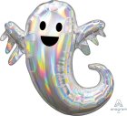 FOIL SUPER SHAPE BALLOON - IRIDESCENT HOLOGRAPHIC GHOST