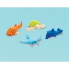 PARTY FAVOURS - SEA ANIMAL ERASERS PACK OF 12