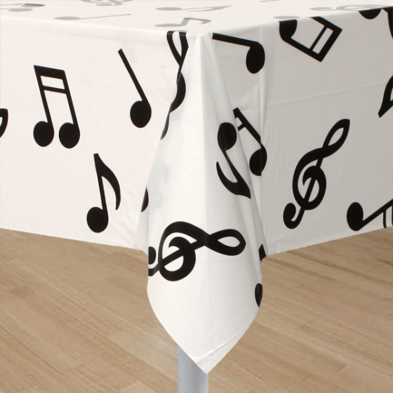 MUSICAL NOTES TABLECOVER