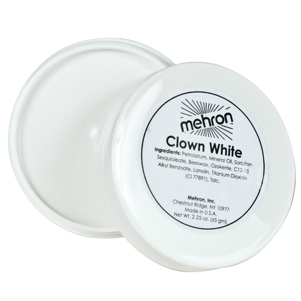 MEHRON CLOWN WHITE - SMALL 65 GRAM