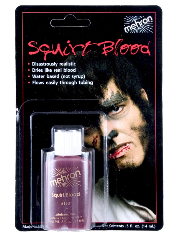 MEHRON SQUIRT BLOOD BRIGHT RED 14ML