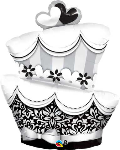 FOIL SUPER SHAPE BALLOON - FABULOUS WEDDING CAKE