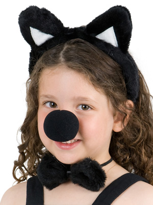 CAT DRESSUP WITH NOSE