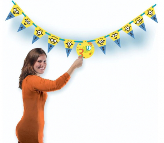 MINION PARTY JUMBO ADD AN AGE PARTY BANNER