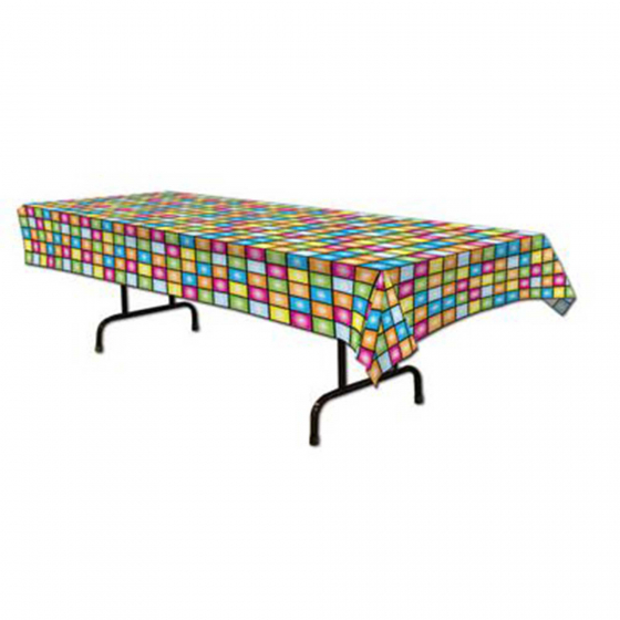 DISCO SQUARES TABLE COVER