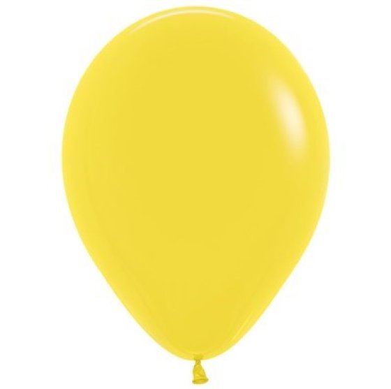 BALLOONS LATEX - YELLOW PACK OF 25