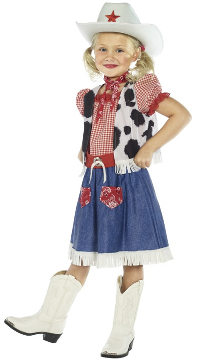 COWGIRL SWEETIE COSTUME CHILDS - SMALL