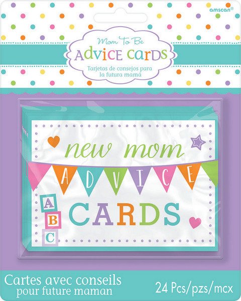 BABY SHOWER NEW MUM ADVICE CARDS