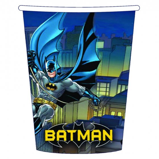 BATMAN FLYING PARTY CUPS - PACK OF 8