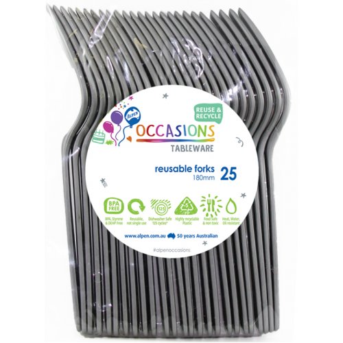 DISPOSABLE CUTLERY - SILVER FORKS BULK PACK OF 100