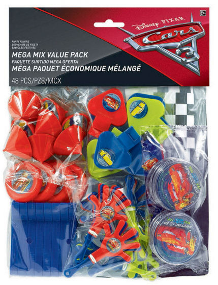 CARS 3 - VALUE PACK PARTY FAVOURS