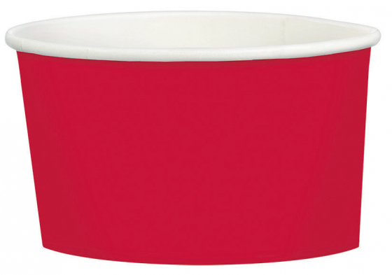 PAPER TREAT FAVOUR CUPS - APPLE RED PACK OF 20