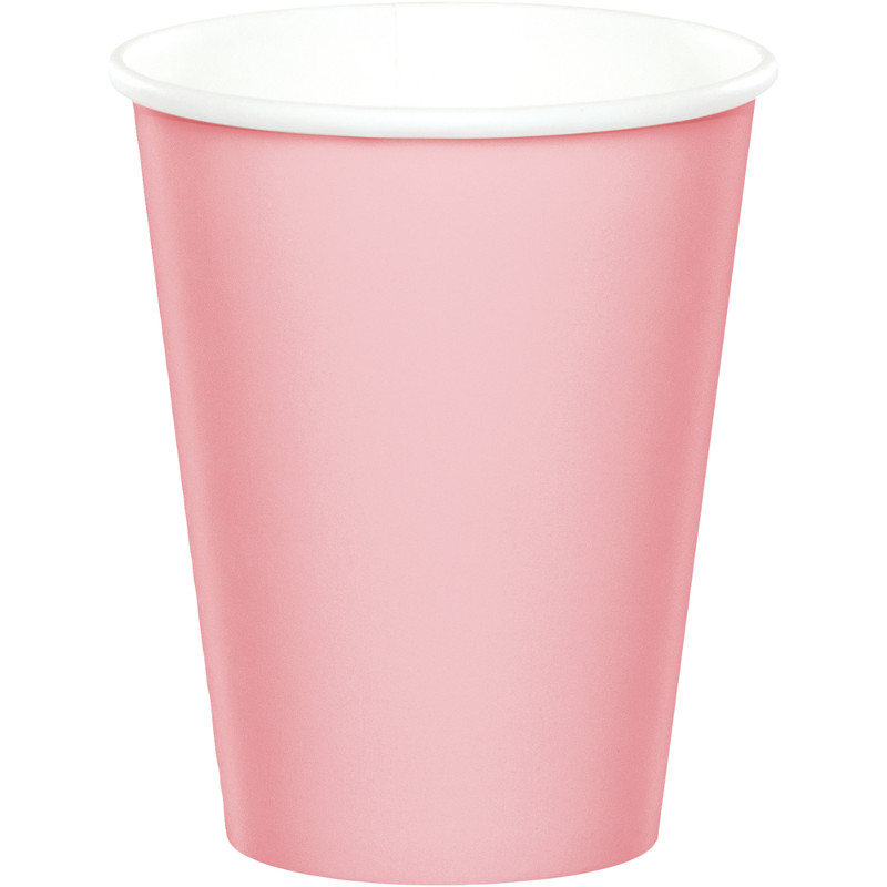 BOHO CLASSIC PINK CUPS PARTY CUPS - PACK OF 24