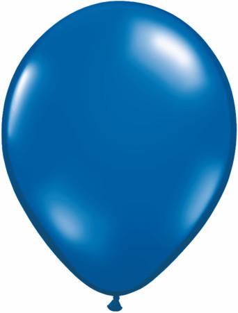 BALLOONS LATEX - SAPPHIRE BLUE JEWEL TONE PROFESSIONAL PK 100
