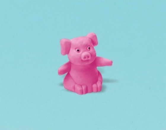 PARTY FAVOURS - PIG RUBBERS PACK OF 8