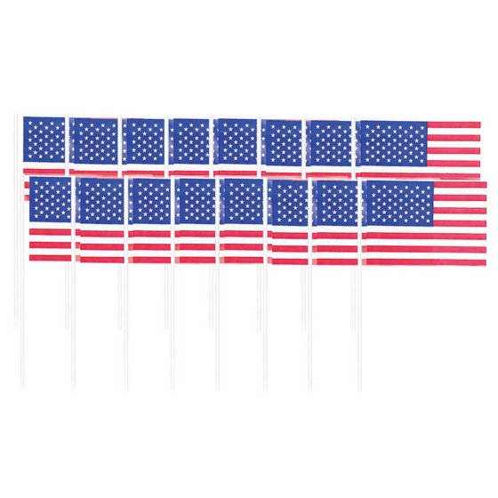 AMERICAN PATRIOTIC FLAG PICKS - PACK OF 120