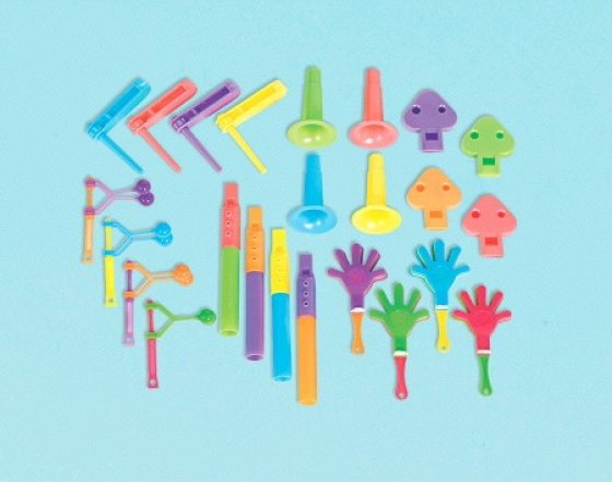 PARTY FAVOURS - PARTY PACK OF 48 NOISEMAKERS